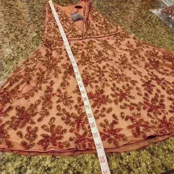 NBD X Revolve Irena Dress Bead and Sequin Embellishments Pink $268 - Picture 14 of 16